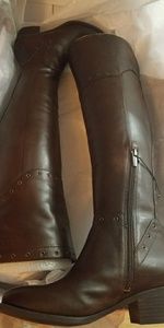 Vince camuto over the knee boots.  Wide calf